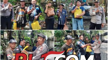 Polres Badung Sapa Warga Desa Mengwitani Lewat Program Minggu Kasih
