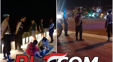 Patroli atensi malam Minggu Polsek Densel jaga Kamtibmas wilayah agar tetap kondusif