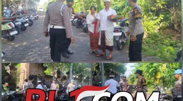 Jaga Kekhusyukan Hari Raya Galungan, Polsek Dentim Tingkatkan Patroli dan Pengawasan di Sejumlah Pura