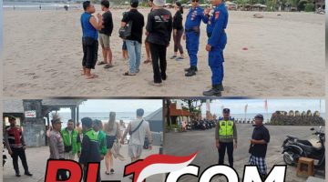 Umanis Galungan, Polres Badung Perketat Pengamanan Obyek Wisata Pantai