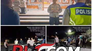Patroli Malam Minggu Polsek Mengwi Atensi Balapan Liar