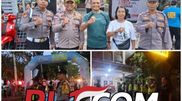 Ribuan Peserta Pedati PLN Bali Fun Run 2025, Polsek Dentim di Backup Polresta Denpasar Lakukan Pengamanan Maksimal