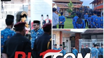 Teguhkan Disiplin dan Integritas, Pesan Kalapas Tabanan Pimpin Apel Pegawai