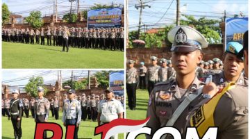 Polresta Denpasar Kerahkan 100 Personel dalam Gelar Pasukan Ops Patuh Agung 2025