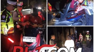 Polsek Dentim Gelar Apel KRYD Atensi Balap Liar di Simpang Waribang, Tekan Gangguan Kamtibmas Malam Hari