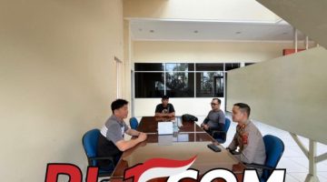 Kapolsek Kawasan Pelabuhan Benoa Laksanakan Sambang di PT Bandar Nelayan