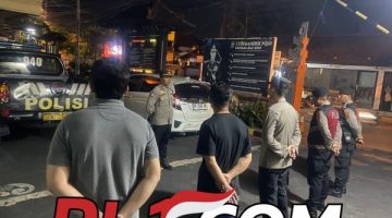 Perwira Pengawas Ipda Nyoman Sugita Pimpin Patroli Atensi Malam Minggu