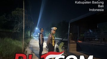 Patroli Subuh UKL Polsek Mengwi Susuri Jalur Denpasar – Singaraja Antisipasi Balapan Liar