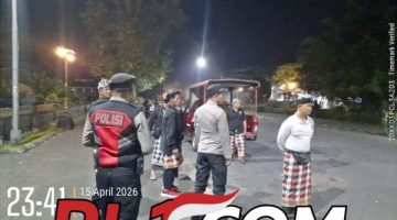 Polsek Mengwi Gandeng Pecalang Laksanakan Patroli Wilayah