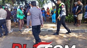 Laporan 110 Ditindaklanjuti, Polsek Dentim Amankan TKP Laka Out of Control