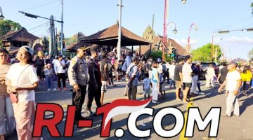 Sinergitas Pengamanan Pawai Budaya Gianyar, Arus Lalu Lintas Dialihkan Demi Kelancaran Acara