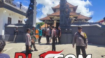 Polsek Nusa Penida Amankan Kegiatan Sosial Ketua TP PKK Provinsi Bali di Batukandik