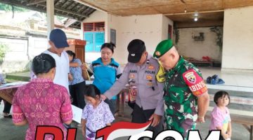 Bhabinkamtibmas Desa Bakas Monitoring Posyandu, Wujud Kepedulian Terhadap Kesehatan Masyarakat.