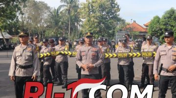Jelang May Day, Polres Badung Matangkan Kesiapan Lewat Latihan Dalmas
