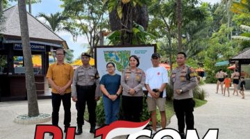 Kapolsek Kuta Perkuat Sinergitas Keamanan Melalui Sabuk Kamtibmas di Waterbom Bali