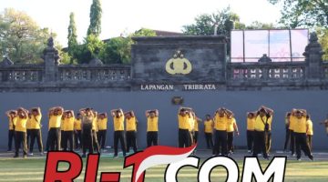 Polres Gianyar Gelar Olahraga Pagi, Kabag SDM Tekankan Pentingnya Kebugaran Personel