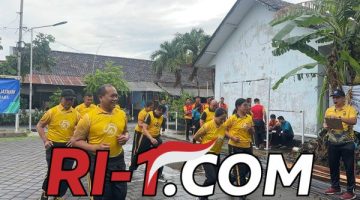 Uji Kesamaptaan Jasmani, Polres Bandara Ngurah Rai Pastikan Personel Tetap Prima dan Siap Tugas