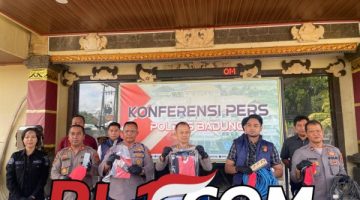 Belasan Motor hingga Uang Tunai Disita, Polres Badung dan Polsek Jajaran Ungkap 15 Kasus Pencurian