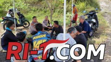 Kapolsek Dawan Sambangi Panitia Mahottama Flat Race, Pastikan Kesiapan dan Keamanan Kegiatan.
