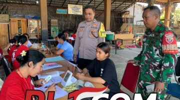 Bhabinkamtibmas dan Babinsa Desa Suwat Pantau Kegiatan Posyandu Siklus Hidup, Situasi Kondusif