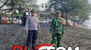 Pengamanan Nyegara Gunung Meajar-Ajar Di Pantai Pering Berjalan Aman Dan Lancar