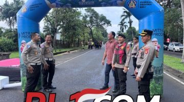 Polda Bali Amankan Jalan Santai May Day di Renon, Perayaan Berlangsung Damai
