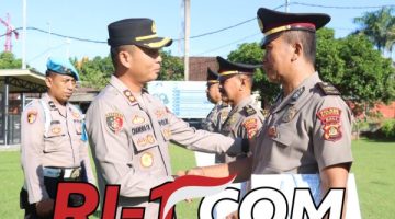 Kapolres Gianyar Pimpin Upacara Pelepasan Personel Purna Bhakti, Tekankan Pengabdian dan Persiapan Masa Depan
