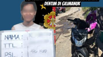 Kabur Bawa Motor Majikan, Pelaku Curanmor Ditangkap Tim Opsnal Polsek Dentim di Gilimanuk