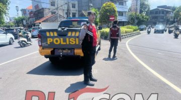 Patroli Dialogis Sat Samapta Polresta Denpasar Sambangi Pertokoan Emas, Cegah Gangguan Kamtibmas dan C3