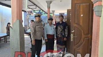 Bhabinkamtibmas Sumerta Kauh Atensi Kunjungan Menteri Pendidikan di SD Negeri 6 Sumerta