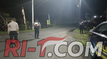 Patroli Subuh Ditingkatkan, Samapta Polsek Abiansemal Strong Point Di Jalur Minim Aktivitas