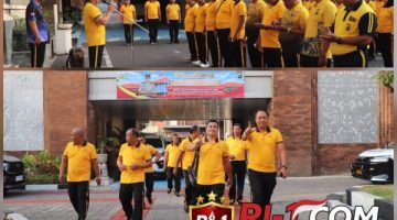 Polresta Denpasar Gelar Olahraga Pagi untuk Jaga Kebugaran dan Kesiapan Personel