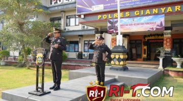 Kapolres Gianyar Pimpin Upacara Hari Kesaktian Pancasila, Teguhkan Semangat Persatuan dan Pengabdian