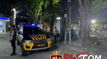Blue Light Patrol Polsek Denpasar Utara Cegah Gangguan Kamtibmas