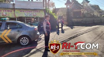 Patroli Biru Polres Badung Sasar Gereja Kristus Raja Abianbase
