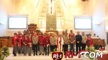 Minggu Kasih, Kapolda Bali Sapa Jemaat GKPB Kristus Kasih Denpasar