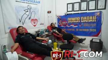 Sambut Hari Jadi ke-75 Humas Polri, Polres Gianyar Gelar Donor Darah, Kumpulkan 13 Kantong Darah