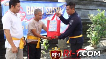 Sambut Hari Jadi ke-75 Humas Polri, Humas Polres Gianyar Salurkan Paket Sembako kepada Masyarakat
