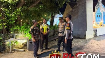 Patroli Polsek Kuta Selatan di kawasan Wisata Nusa Dua Ajak Masyarakat Jaga Kamtibmas