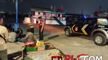 Blue Light Patrol Polsek Kawasan Pelabuhan Benoa, Cegah Gangguan Kamtibmas di Area Dermaga