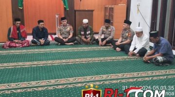 Polsek Kuta Selatan Gelar Subuh Keliling, Kapolsek Ajak Masyarakat Bersinergi Jaga Kamtibmas