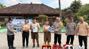 Polsek Blahbatuh Sosialisasikan Penerimaan SMA Kemala Taruna Bhayangkara kepada Siswa SMP